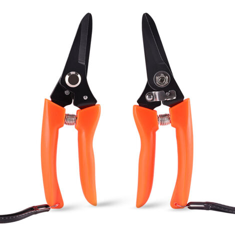 Sécateur à poulies pour arbres fruitiers, sécateur pour branches d'arbres fruitiers, cisaille de jardin, orange-AquaForge (1/5)