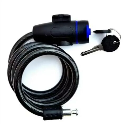 Chaîne antivol robuste pour moto, en métal, avec 2 clés pour une sécurité maximale et un renforcement optimal de votre vélo.-AquaForge (1/5)