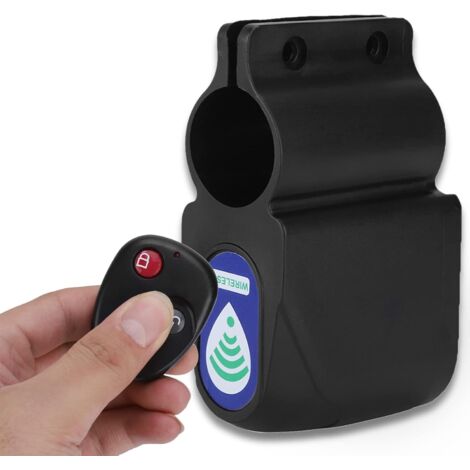 Alarme antivol pour vélo 120 dB, ultra-légère (0,1 kg), avec télécommande sans fil et cadenas de sécurité.-AquaForge (1/5)