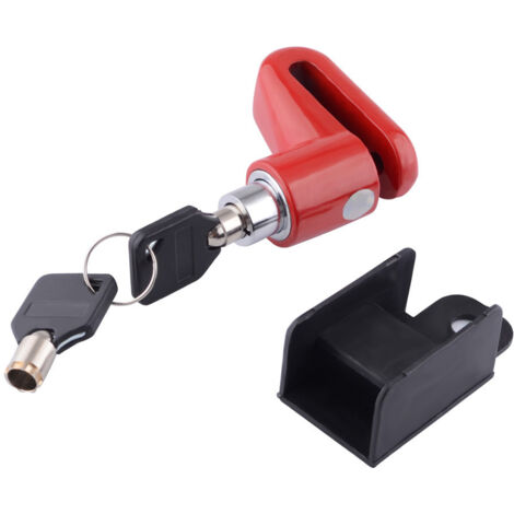 Mini antivol pour disques de vélo, antivol de disque portable en métal avec deux clés-AquaForge