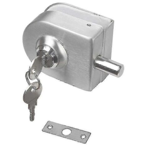 Serrure de porte en verre en acier inoxydable-AquaForge (1/2)