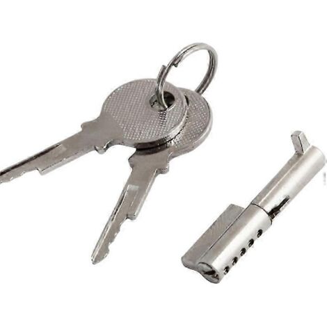 Ensemble de serrures pour congélateur à double porte, comptoir en verre, porte coulissante et vitrine, accessoires pour congélateur (39 x 11 x 6,8 cm).-AquaForge (1/3)