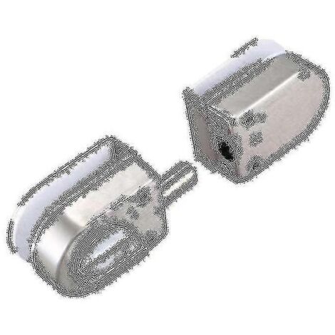 Serrure de porte vitrée en acier inoxydable, 138a, sans perçage, pour porte vitrée double sans cadre-AquaForge (1/2)