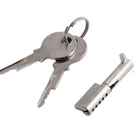 Verrou de congélateur à double porte, verrou de comptoir en verre, verrou de porte coulissante, ensemble de verrouillage d'armoire, accessoires pour congélateur (34116,8)-AquaForge (1/5)
