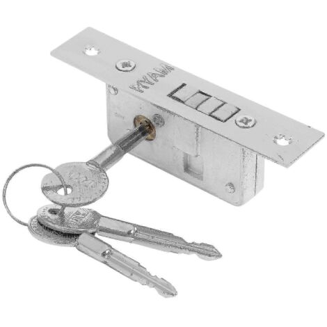 Serrure invisible pour porte coulissante, serrure en alliage, serrure pour porte vitrée, stable, durable, pour porte.-AquaForge (1/5)