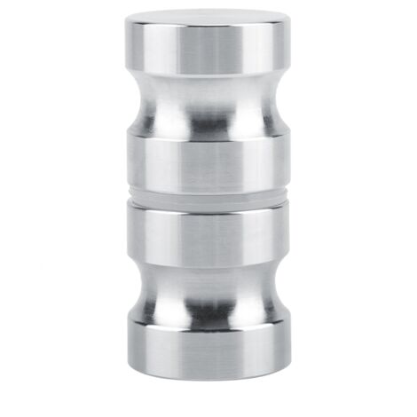 Poignée de porte en acier inoxydable pour porte de douche en verre, bouton de tirage pour serrure de salle de bain-AquaForge (1/5)