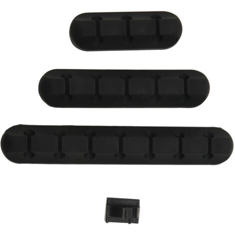 103 attaches de câble auto-adhésives, support de câble multifonctionnel, ensemble d'organisation de câbles, pour bureau, câble d'alimentation, câble de chargement USB-AquaForge (1/5)