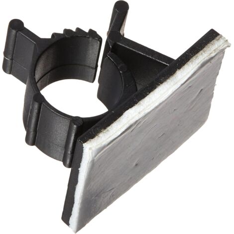 Lot de 100 serre-câbles auto-adhésifs en nylon, réglables, en plastique noir-AquaForge (1/5)