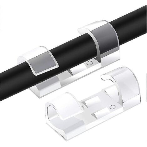 Lot de 60 attaches-câbles autocollantes pour la maison-AquaForge (1/4)