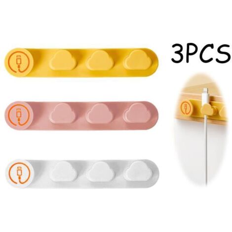 Clips de câble, attaches de câble, organiseur de câbles, fixation de câble de données, gestion des câbles, support de câble d'écouteurs-AquaForge (1/4)