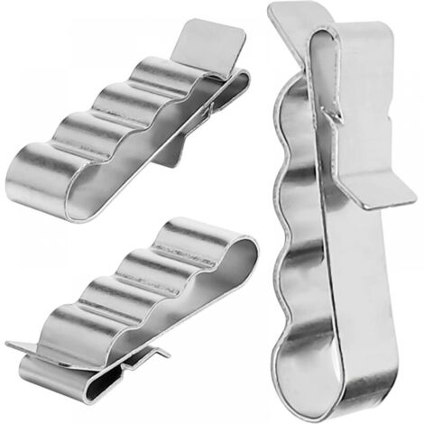 (50 pièces) Colliers de serrage en acier inoxydable pour câbles de remorque, colliers de serrage pour câbles solaires T-AquaForge (1/5)