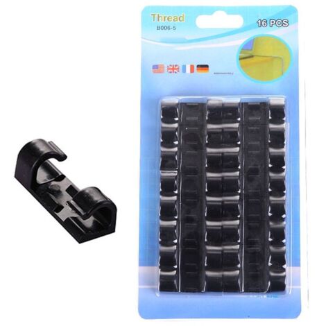 Organisateur de câbles auto-adhésif gris-AquaForge (1/5)