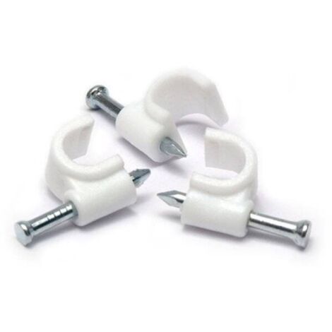 Attaches-câbles - 50 pièces (5-7 mm) blanches-AquaForge (1/2)