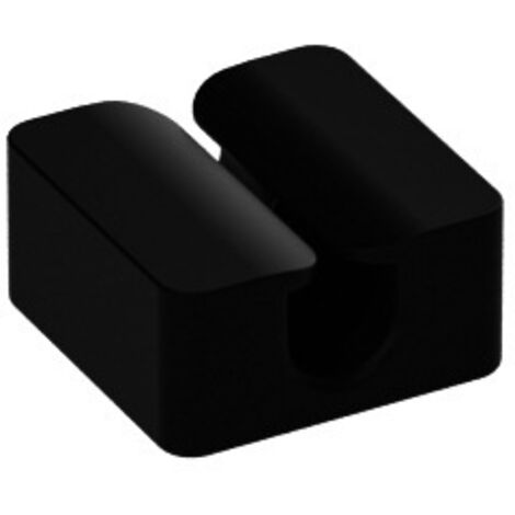 Lot de 25 supports de câbles en silicone, clips de câbles auto-adhésifs réglables, clips de gestion de câbles multifonctions, support de câble de charge pour bureau, noir-AquaForge (1/3)