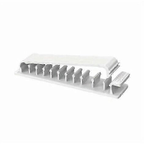 Lot de 10 clips pour câbles - Organisez vos cordons et câbles grâce à ces supports en plastique résistant.-AquaForge (1/5)