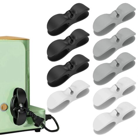 Lot de 9 clips de fixation auto-adhésifs pour câbles-AquaForge (1/5)