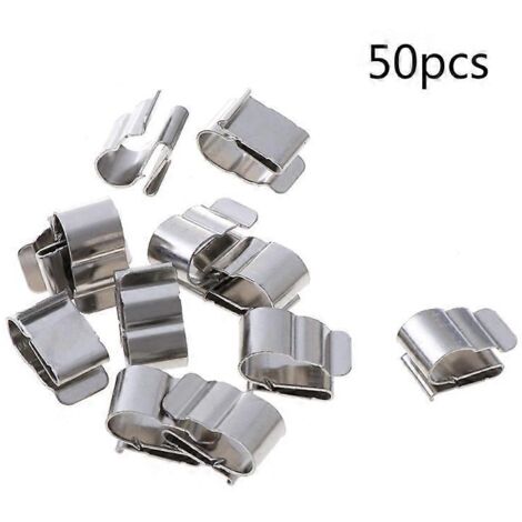 50 attaches de câble solaire en acier inoxydable pour la manipulation et la fixation de câbles photovoltaïques-AquaForge (1/5)