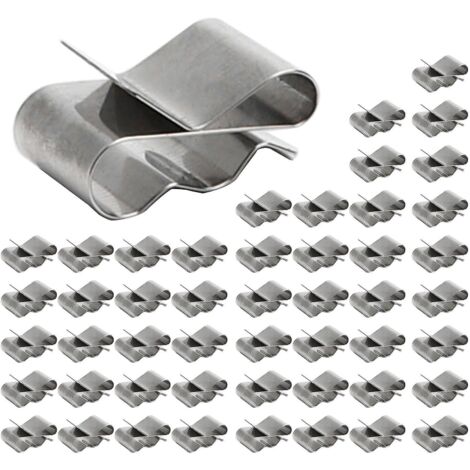 Lot de 50 serre-câbles en acier inoxydable pour panneaux solaires et gestion des câbles photovoltaïques-AquaForge (1/5)
