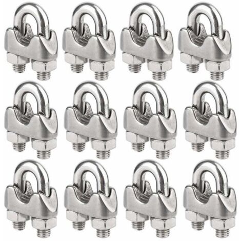 Serre-câbles M3 Wire Lock en acier inoxydable, diamètre 3 mm, lot de 12-AquaForge (1/5)
