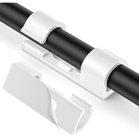 30 attaches de câble auto-adhésives, collecteur de câbles avec adhésif puissant-AquaForge (1/5)