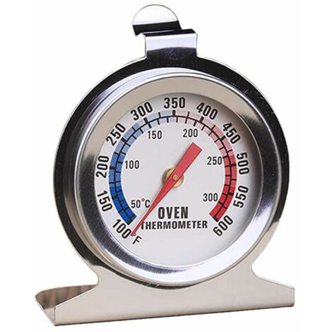 Thermomètre de four, thermomètre de cuisine 300 °C/600 °F, thermomètre en acier inoxydable pour four à bois, four à pain, pâtisserie-AquaForge (1/5)