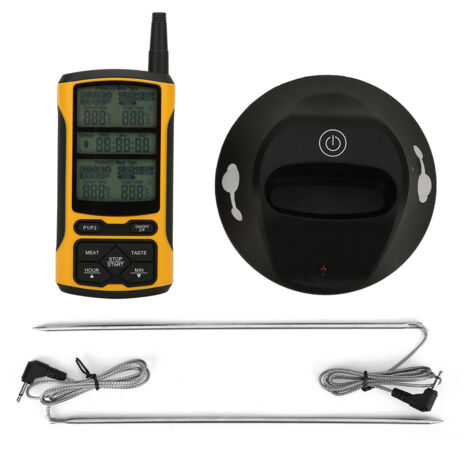 Thermomètre de barbecue sans fil à double sonde, thermomètre alimentaire, accessoires de cuisine-AquaForge (1/5)