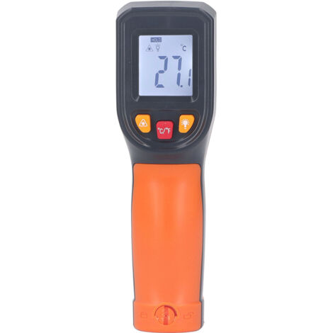 Thermomètre infrarouge de cuisson, laser sans contact, pistolet de température alimentaire, écran LCD rétroéclairé numérique ‑50400℃ (‑58752℉)-AquaForge (1/5)