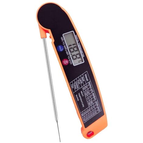 Thermomètre à viande, thermomètre de cuisson pour la cuisine, adapté au barbecue, au four, au fumoir, à la friteuse et à la confiserie. Thermomètre à lecture directe-AquaForge (1/5)
