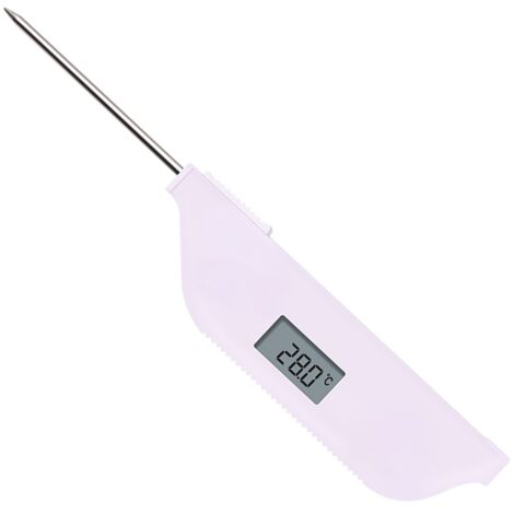 Thermomètre électronique numérique LCD à affichage LCD pour la cuisine, la température des aliments, de l'eau et du lait.-AquaForge (1/5)