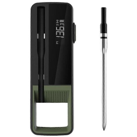 Thermomètre alimentaire sans fil pour viande, thermomètre numérique intelligent Bluetooth pour barbecue, idéal pour la cuisine, le four et les grillades.-AquaForge (1/2)