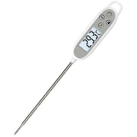 Thermomètre de cuisine, thermomètre de cuisine numérique avec longue sonde, thermomètre alimentaire à lecture directe et résistant à l'eau IP65 (FMY)-AquaForge (1/4)