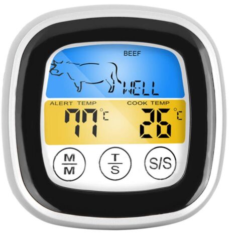 Thermomètre à viande, thermomètre alimentaire à lecture rapide, thermomètre de cuisine numérique pour four-AquaForge (1/5)