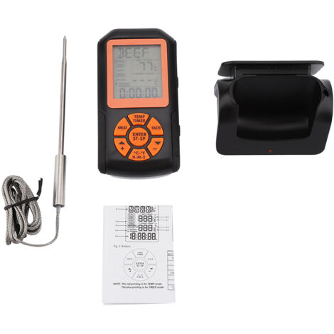 Thermomètre de cuisson numérique sans fil étanche pour barbecue, grillades et viandes-AquaForge (1/3)