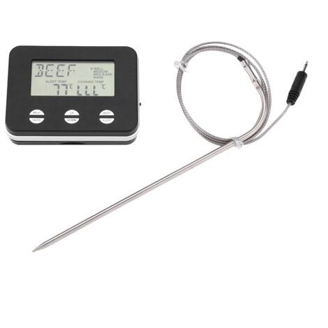 Thermomètre numérique LCD pour barbecue, sonde de température pour la cuisson des aliments et de la viande. Testeur de température pour barbecue et cuisine.-AquaForge (1/5)