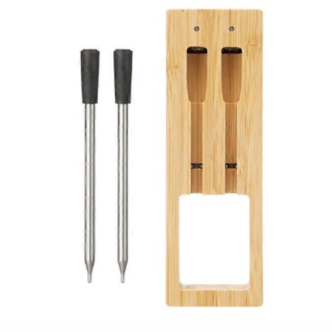 Thermomètre alimentaire sans fil pour la cuisine, outil de cuisson pour four, gril, barbecue, steak, jauge de température Bluetooth (FMY)-AquaForge (1/2)
