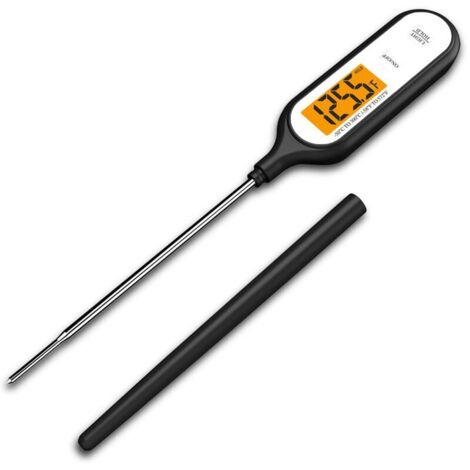 Thermomètre de cuisine étanche pour grill, barbecue et viande, sonde électronique, indicateur de température pour lait.-AquaForge (1/5)