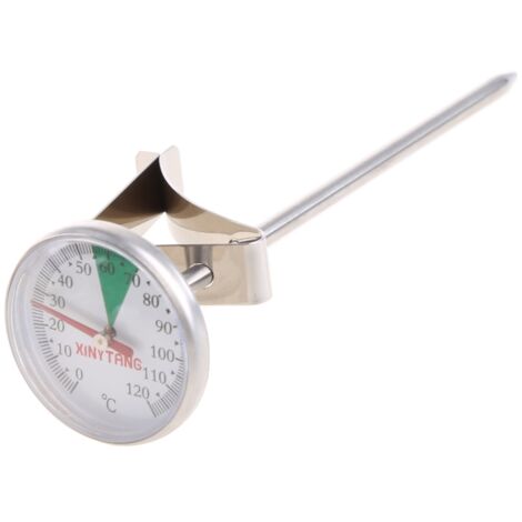 Thermomètre de cuisine portable en acier inoxydable pour la cuisson, le lait, le café-AquaForge (1/5)