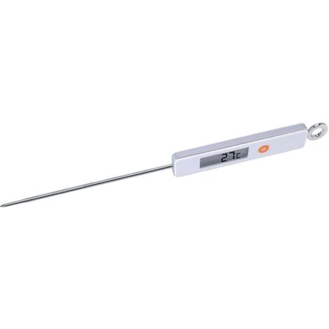Thermomètre alimentaire numérique à lecture instantanée pour la cuisine, le barbecue et les grillades (blanc)-AquaForge (1/5)