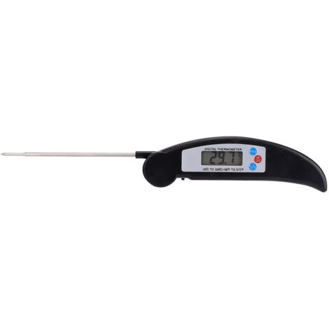 Thermomètre de cuisine pliable à sonde, affichage numérique LCD, pour barbecue et grillades.-AquaForge (1/5)