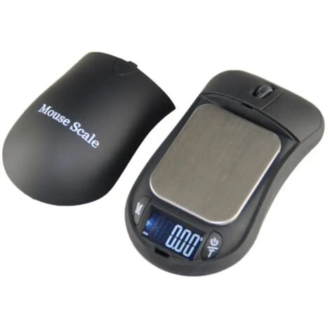 Balance de poche créative en forme de souris avec écran LCD, 200 g/0,01 g, idéale pour la bijouterie et la cuisine.-AquaForge (1/5)