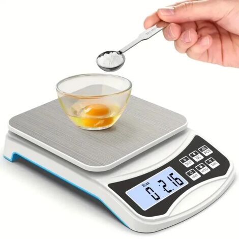 Balance de cuisine numérique de haute précision avec écran LCD, 5 kg/1 g-AquaForge (1/4)