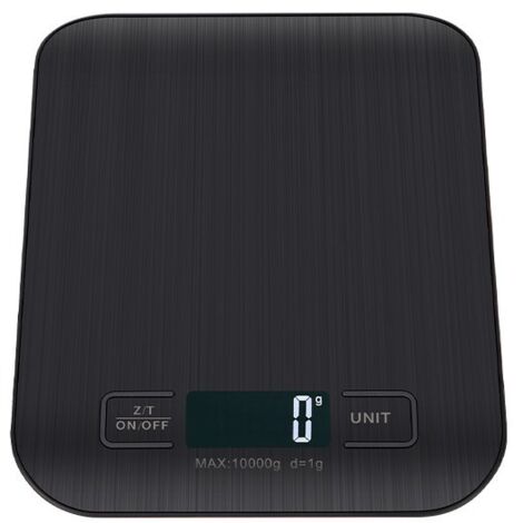 Balance de cuisine numérique rechargeable - Balance alimentaire de précision 5 kg avec fonction tare et chargement USB 10 kg/1 g 302-AquaForge (1/5)