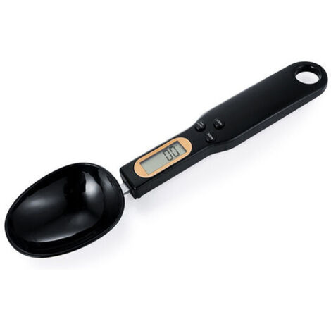 Balance de cuisine électronique 500 g, précision 0,1 g, écran LCD, cuillère doseuse numérique, mini outil de cuisine noir-AquaForge (1/5)