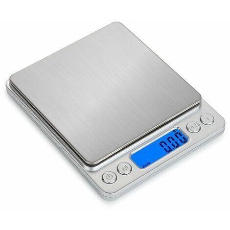 Balance de cuisine numérique, balance de bijoutier, balance électronique, balance portable pour ingrédients de thé, mini balance alimentaire de poche, acier inoxydable-AquaForge (1/4)