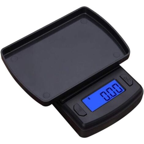Balance de cuisine en acier inoxydable, balance alimentaire électronique LCD, outil de mesure. Couleur : 500 g, précision : 0,1 g.-AquaForge (1/5)
