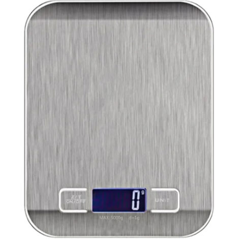 Balance de cuisine numérique mini en acier inoxydable, idéale pour la cuisine et la pâtisserie à la maison. Poids en grammes. Parfaite pour la cuisine et la pâtisserie maison.-AquaForge (1/5)