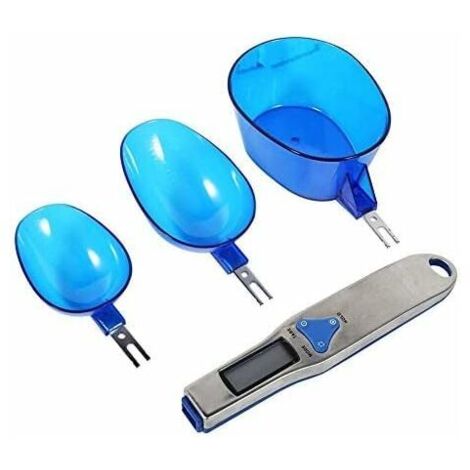 Ensemble de cuillères doseuses électroniques numériques précises, 500/0,1 g, avec balance de cuisine intégrée.-AquaForge (1/5)