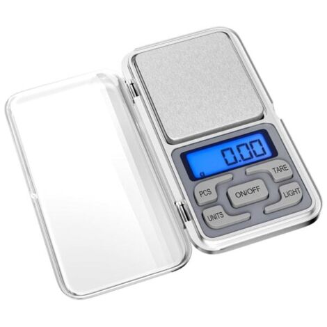 Balance de cuisine multifonctionnelle professionnelle numérique de précision 0,01 g - 500 g avec écran LED rétroéclairé et format de poche-AquaForge (1/5)