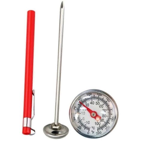 Thermomètre à lait, thermomètre à viande, thermomètre de cuisine, thermomètre de barbecue, thermomètre à viande pour grillades, thermomètre alimentaire SZRH A-S-AquaForge (1/5)