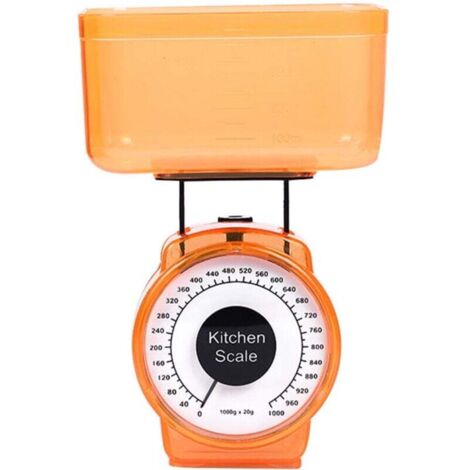 Balance de cuisine mécanique, balance alimentaire en plastique, compatible avec la pâtisserie, capacité de 500 g-AquaForge (1/4)